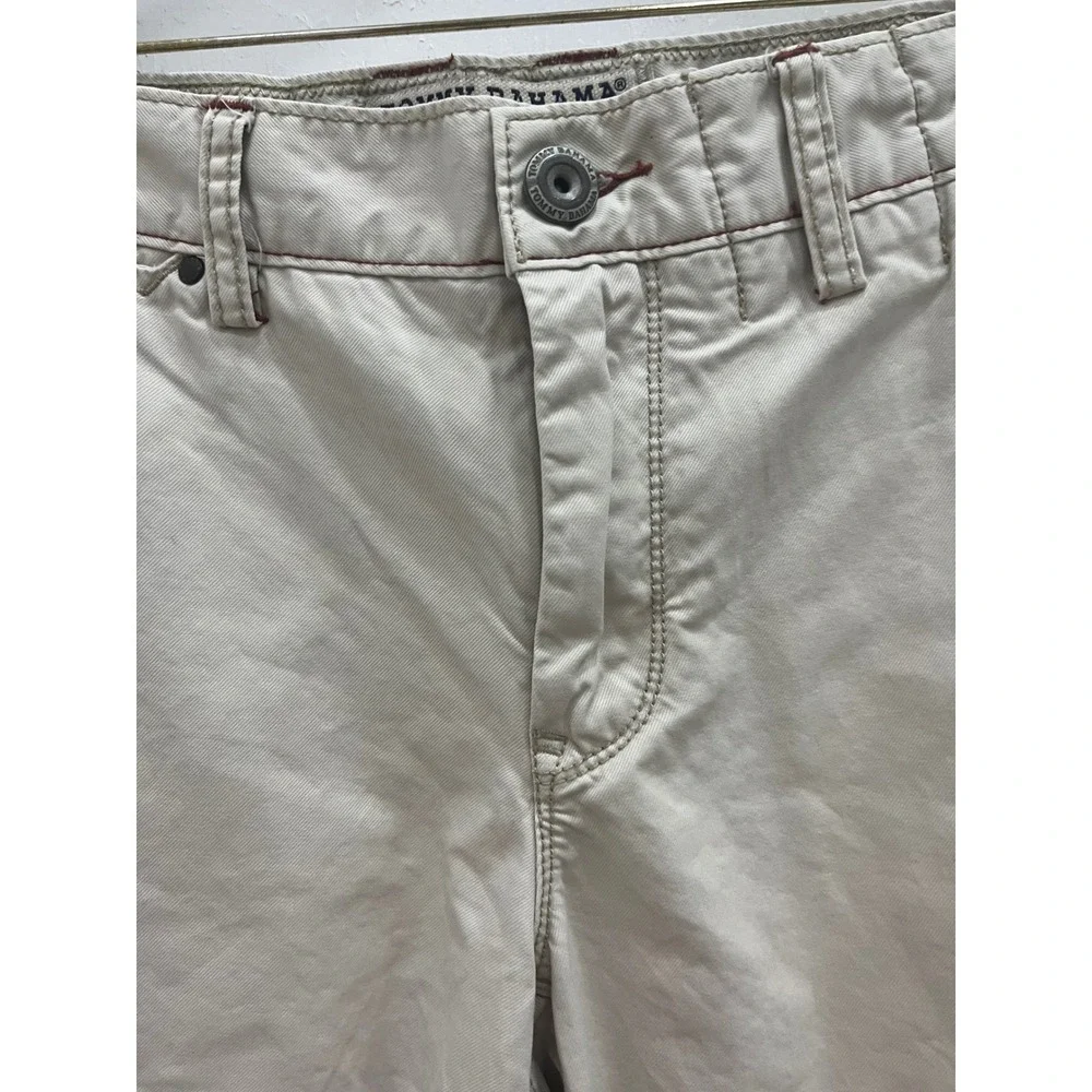 Tommy Bahama Chinos Mens 32x32 Tan Khaki Good 100% Cotton Relaxed Straight Pants